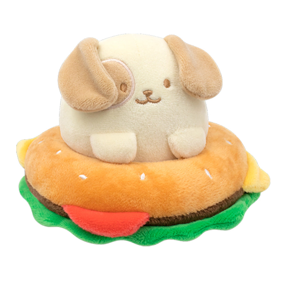 Hamburger Floatie Puppiroll 6” Plush