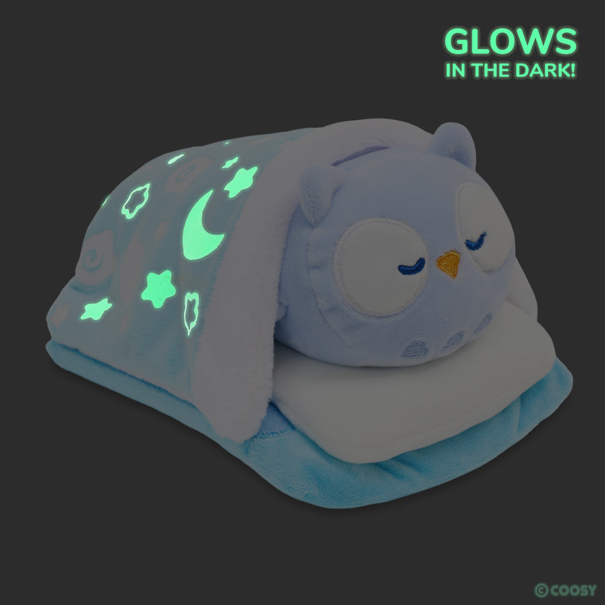 Ollie the owl sleeping hot sale bag