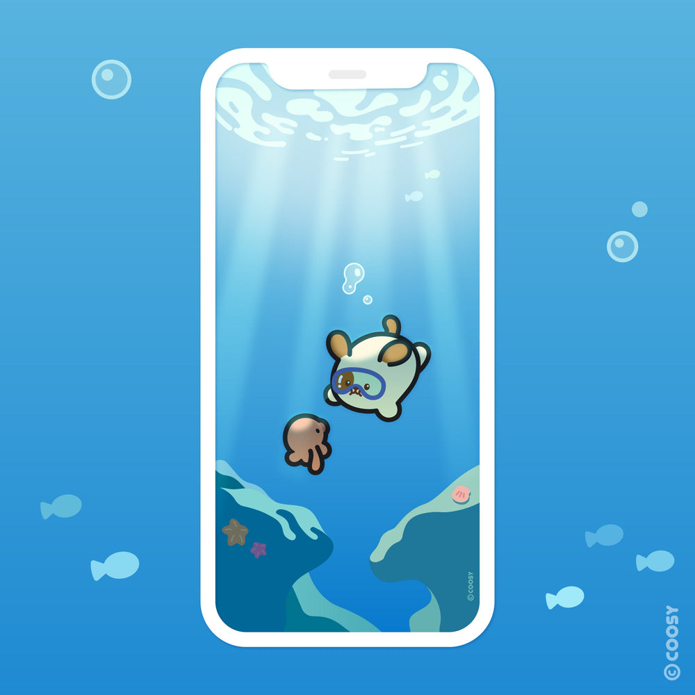 [Wallpaperz] Puppiroll Under the Sea | Anirollz Blog