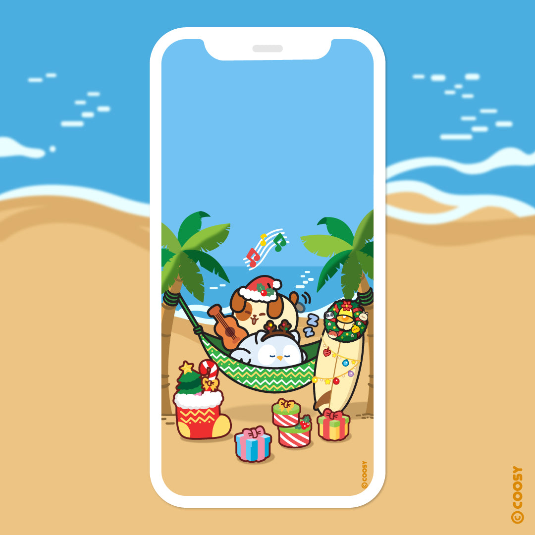 [Wallpaper] Christmas in Hawaii-Phone Wallpaper Preview