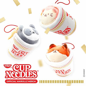 
            
                Load image into Gallery viewer, Anirollz x Nissin 4&amp;quot; Plush Keychain
            
        