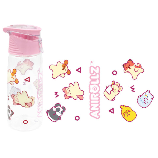 Hello Anirollz 24 oz Water Bottle Pink