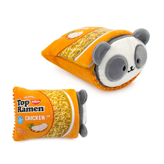 Anirollz x Top Ramen 6" Small Blanket Plush Pandaroll