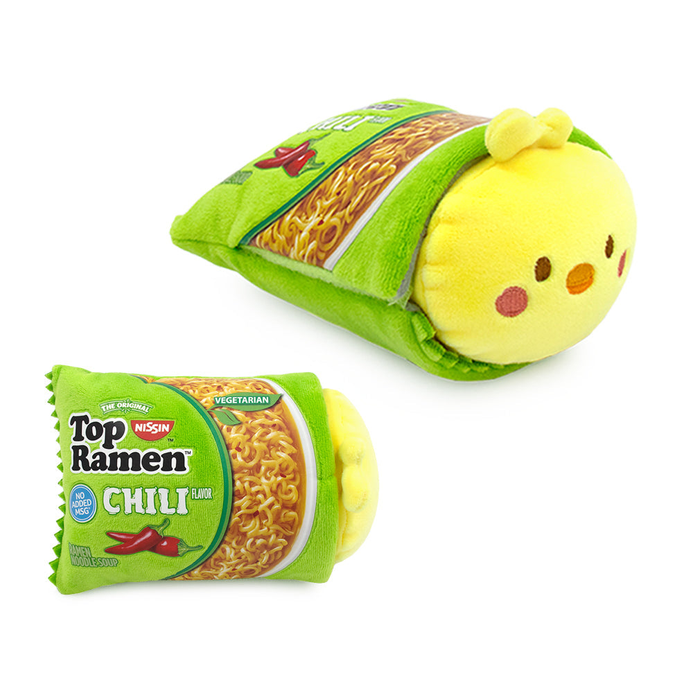 
            
                Load image into Gallery viewer, Anirollz x Top Ramen 6&amp;quot; Small Blanket Plush Chickiroll
            
        