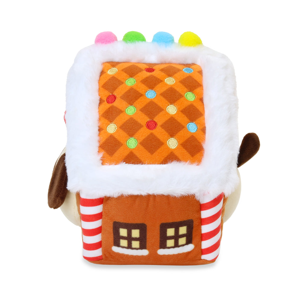 [SEASONAL] Gingerbread House Puppiroll Small Outfitz Plush