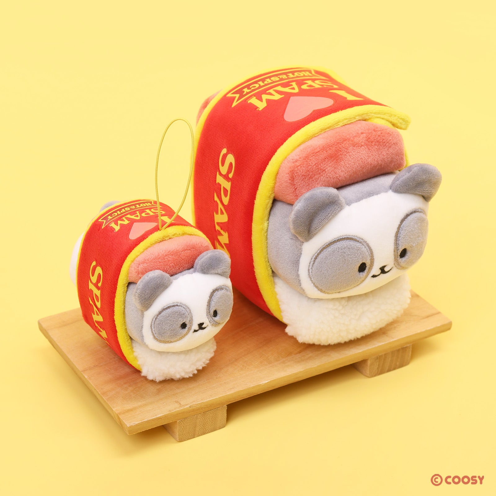 SPAM® Hot & Spicy Pandaroll Plush Keychain