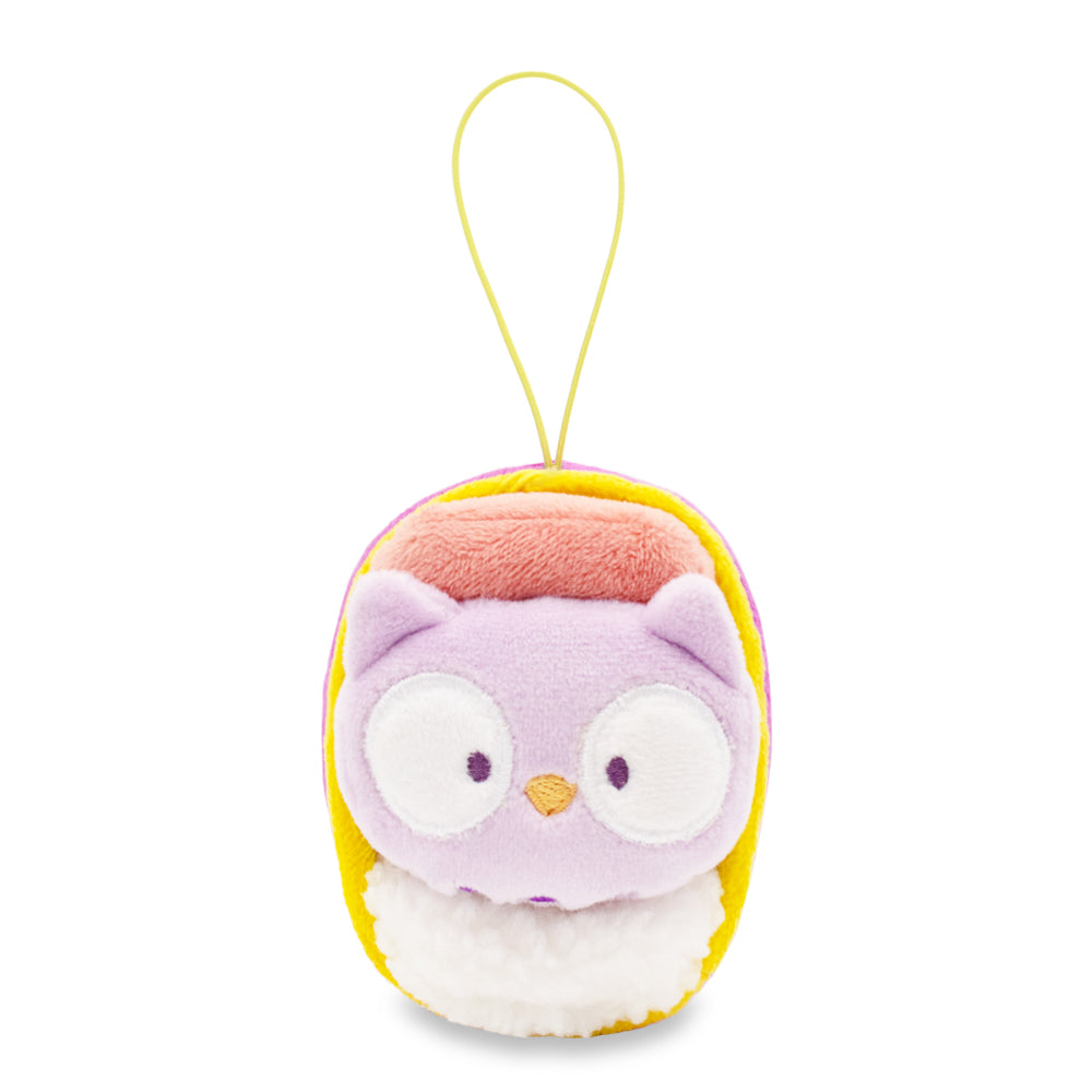 Anirollz x SPAM® Brand | Teriyaki Lavender Owlyroll 4” Plush Keychain