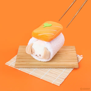 
            
                Load image into Gallery viewer, Salmon Sushi Puppiroll 6” Small Outfitz Plush
            
        