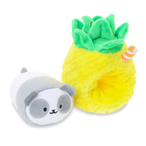 
            
                Load image into Gallery viewer, Aloha Pineapple Juice Pandaroll 6” Small Outfitz Plush
            
        
