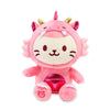 Pink Dragon Kittiroll Sitting Plush