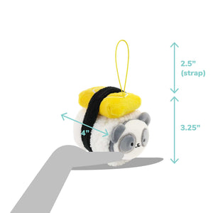Tamago Egg Sushi Pandaroll 4” Plush Keychain