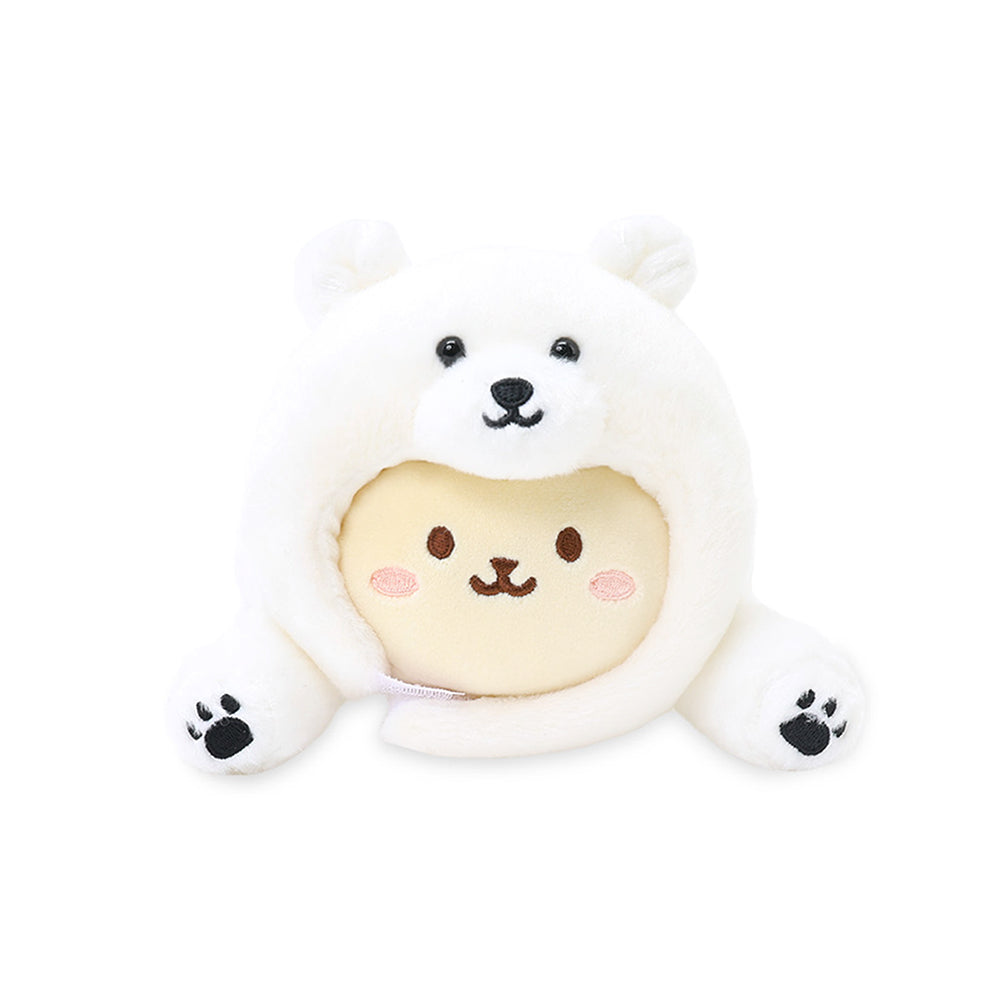 Polar Bear Bunniroll Small Outfitz Plush