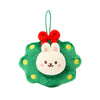 Christmas Wreath Bunniroll Plush Ornament