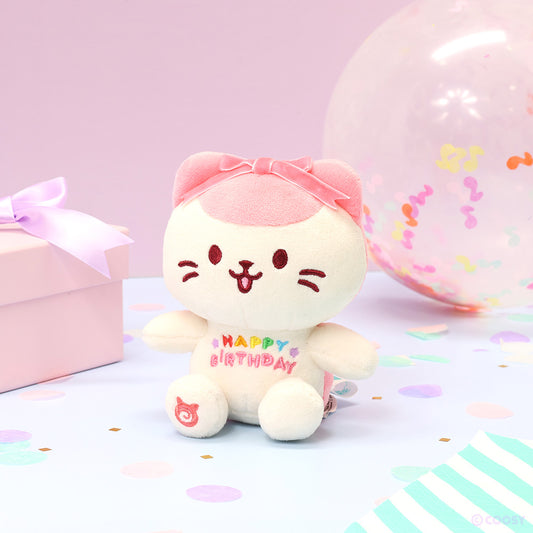 Happy Birthday Kittiroll Small Sitting Plush