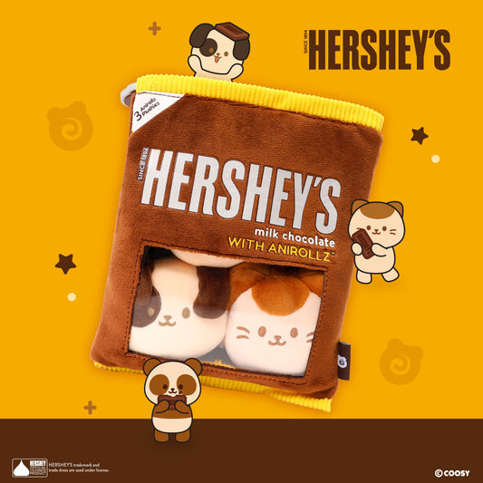Hershey's Snack Bag – Mini Plush Keychain Set