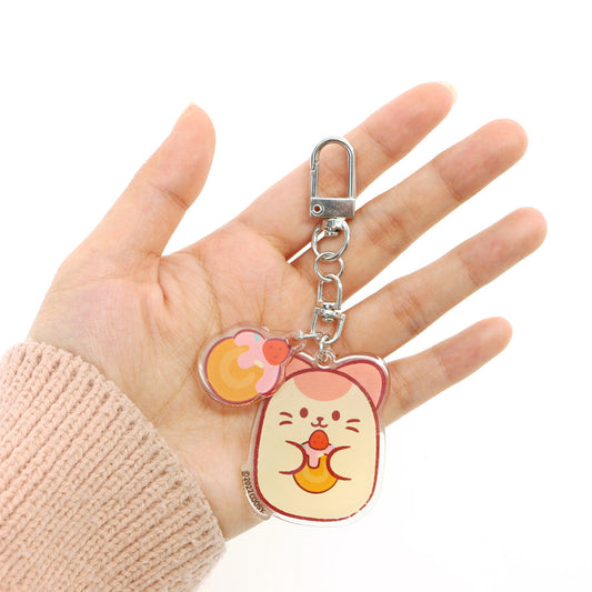 Puppiroll Acrylic Keyring : Standing