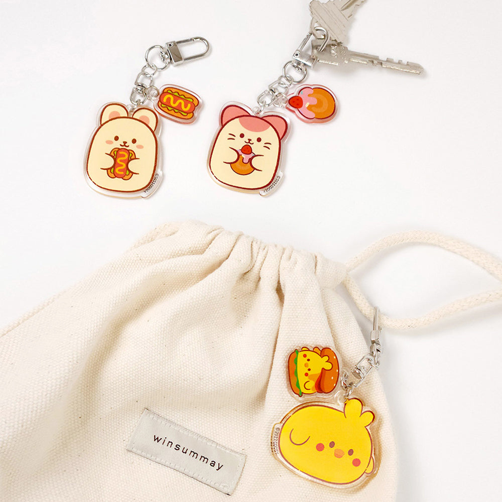 
            
                Load image into Gallery viewer, Puppiroll Acrylic Keyring : Classic
            
        