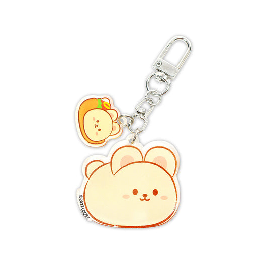 Bunniroll Acrylic Keyring : Classic