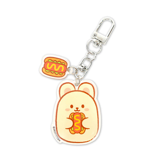 Bunniroll Acrylic Keyring : Standing