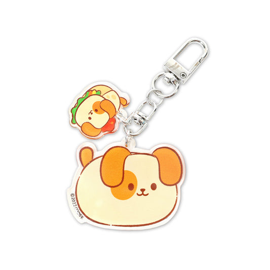 Puppiroll Acrylic Keyring : Classic