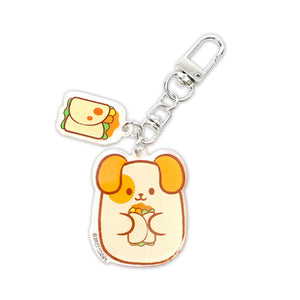 Puppiroll Acrylic Keyring : Standing