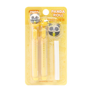 Pandaroll Slim Sliding Eraser Set