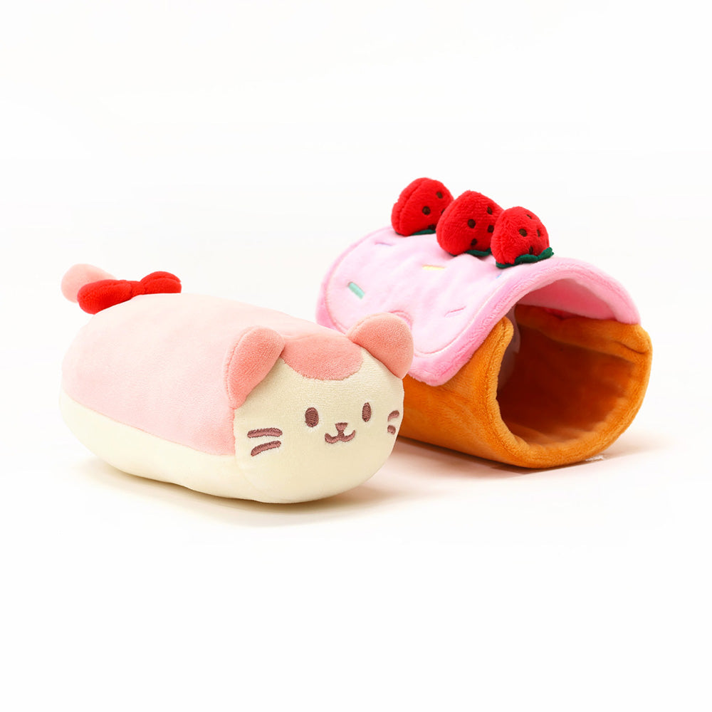 Strawberry Rollcake Kittiroll Small Outfitz Plush