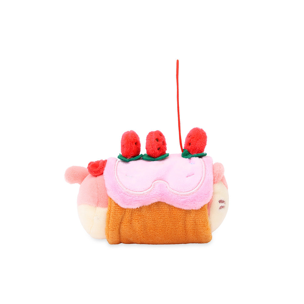 Kittiroll Plush Keychain