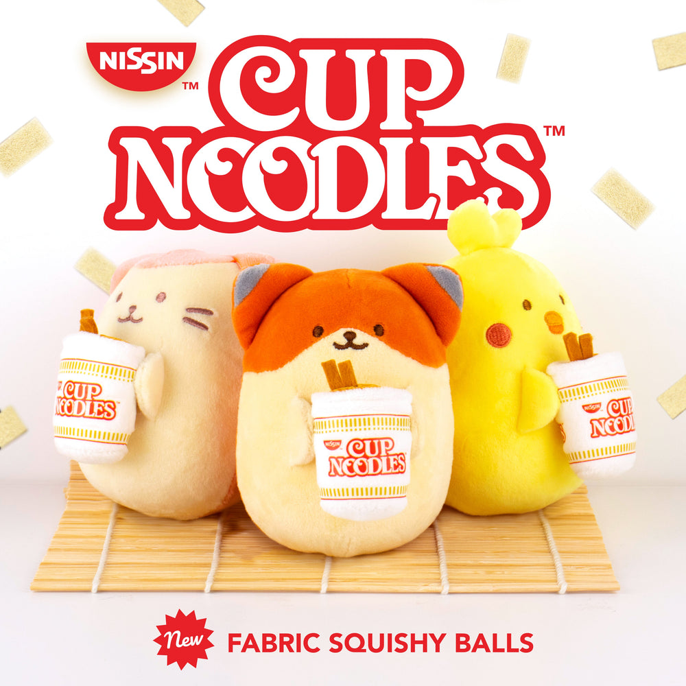 [2-in-1] Anirollz x Cup Noodles | 2pcs Plush Gift Set : Foxiroll