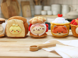 Bread Loaf Chickiroll 6" Small Outfitz Plush