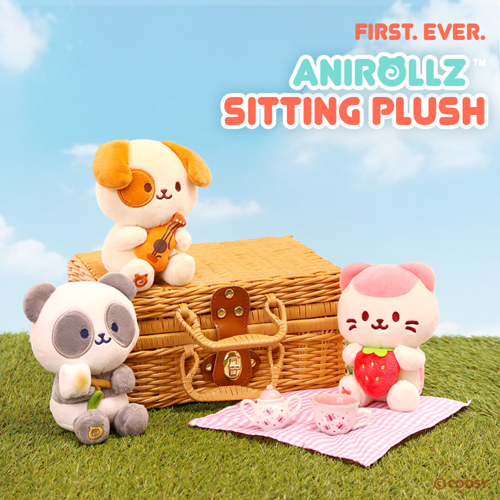 Pandaroll 6" Small Sitting Plush