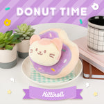 Anirollz 6” Donut Blanket Plush Kittiroll