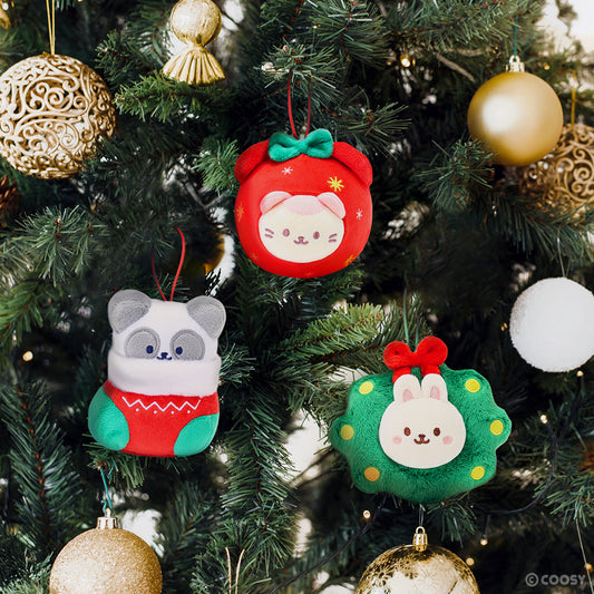 Christmas Plush Ornament Set