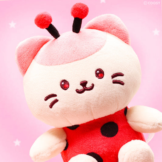 Ladybug Fairy Kittiroll Small Sitting Plush