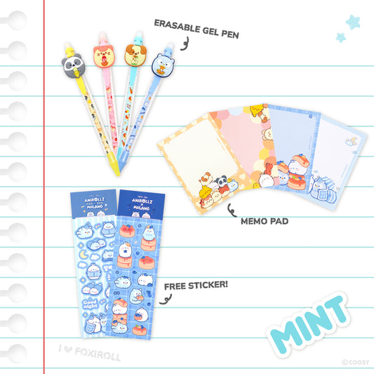 [Gift Set] Mint Index Notebook Stationery Set