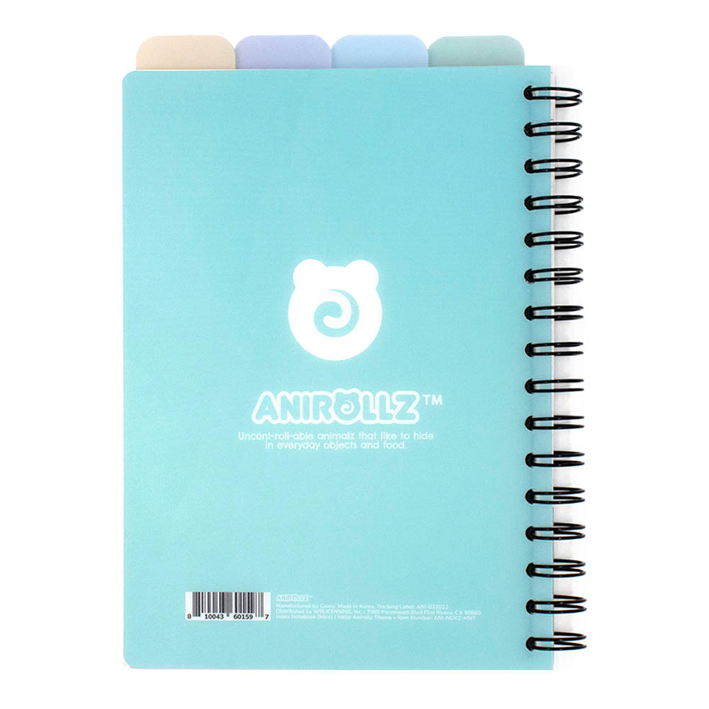 Hello Anirollz Detachable Index Notebook Mint