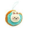 Anirollz 4" Donut Bunniroll Plush Keychain