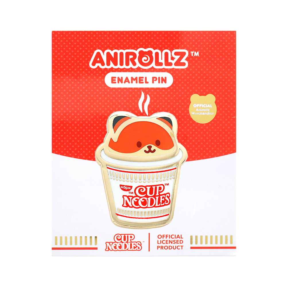 Anirollz x Nissin | Enamel Pin Foxiroll