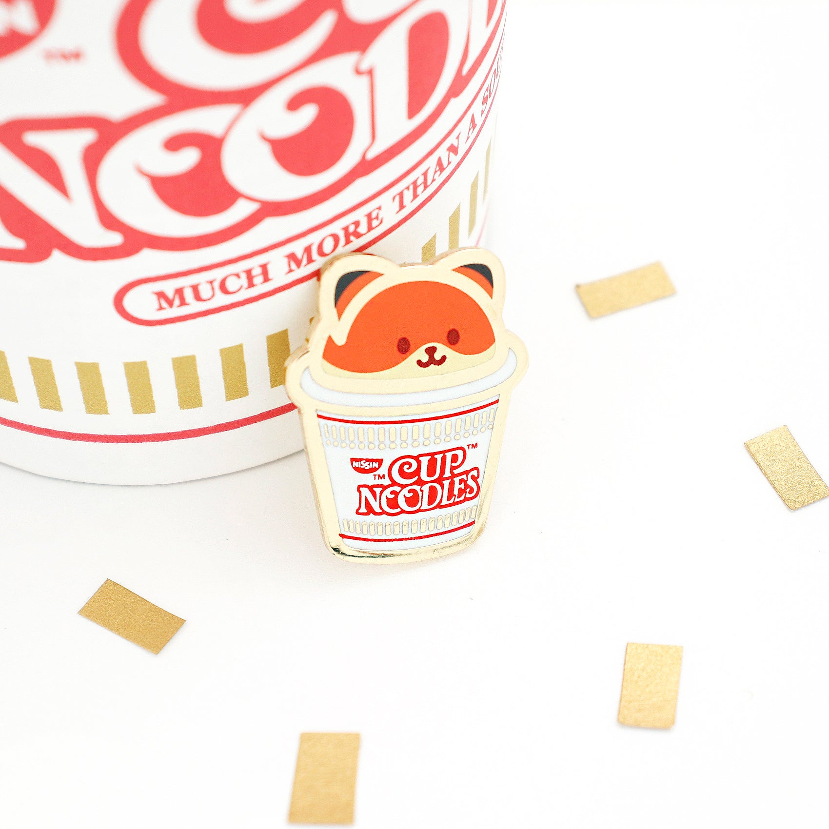 Anirollz x Nissin | Enamel Pin Foxiroll