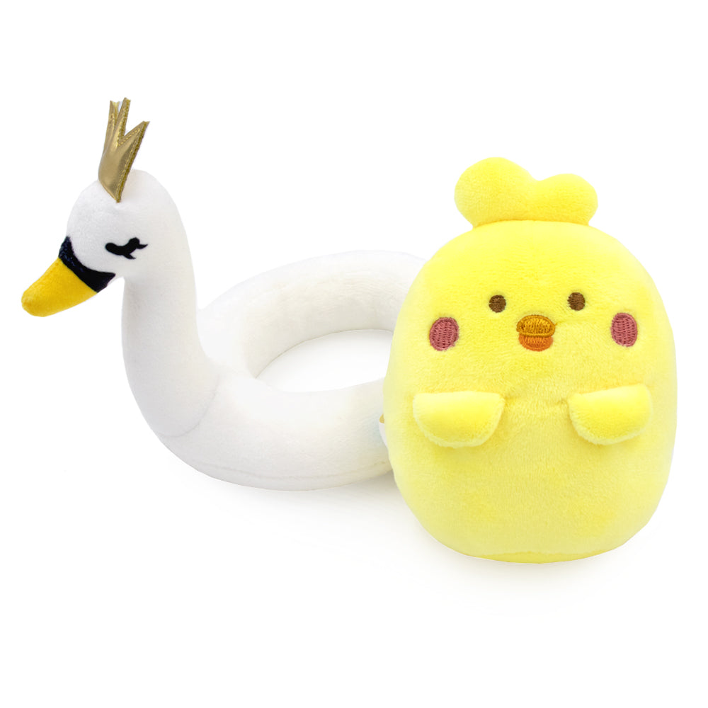 
            
                Load image into Gallery viewer, Anirollz 6” Swan Floatie Chickiroll Plush
            
        