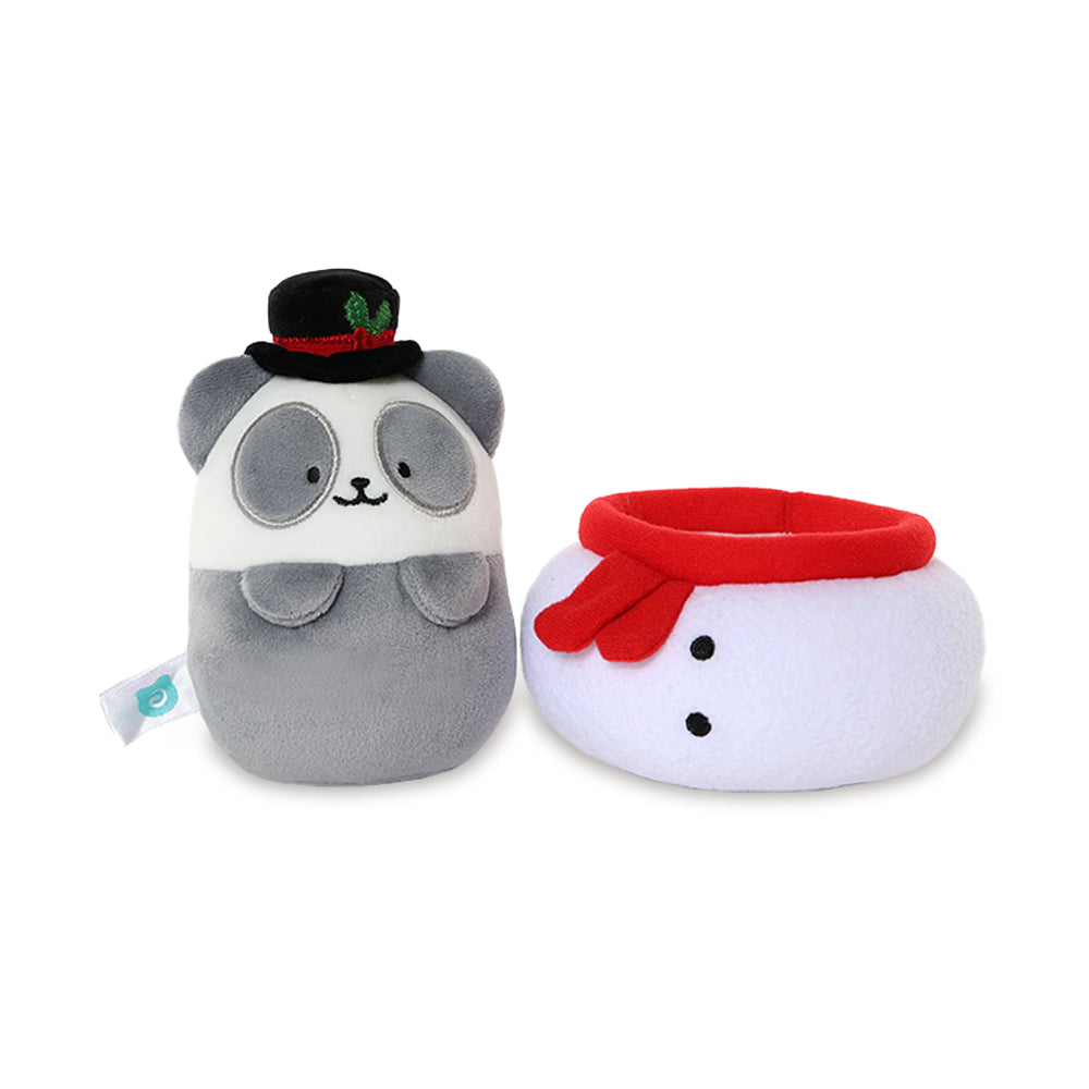 Anirollz Pandaroll Snowman Plush