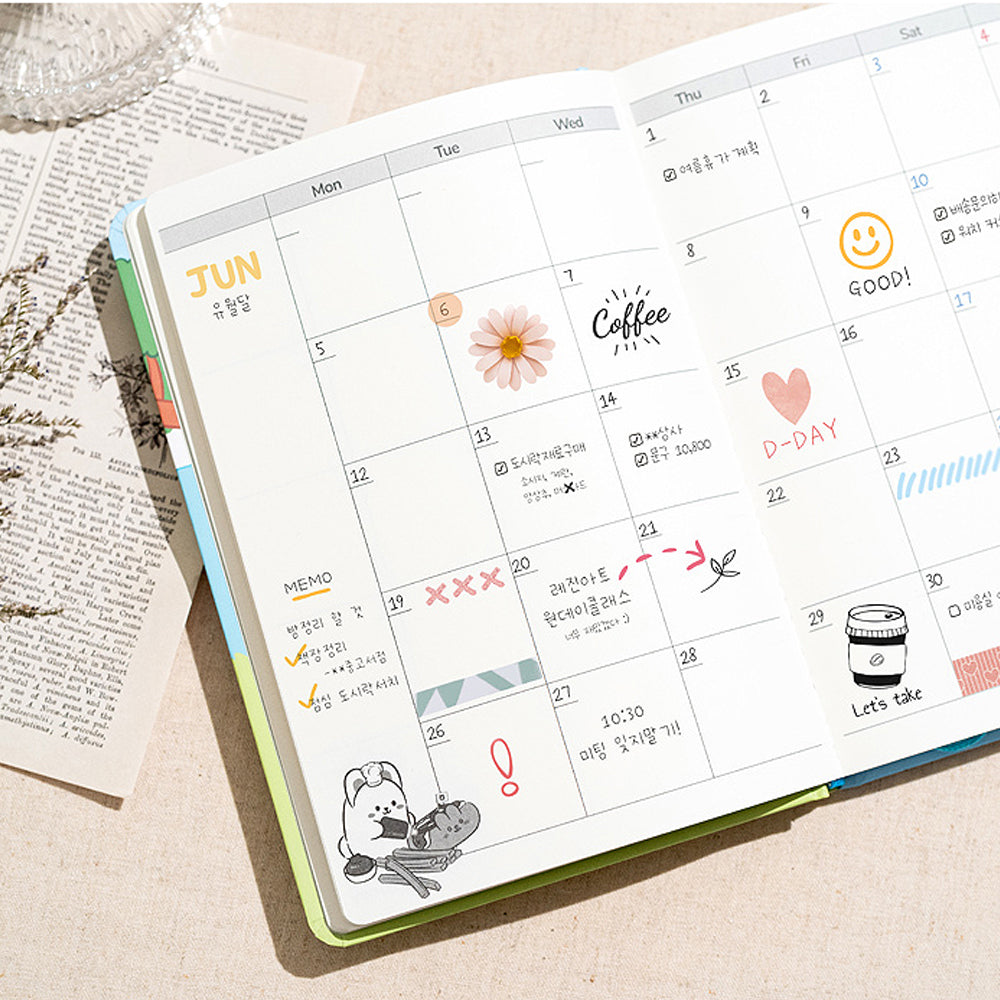Monthly Planner Notebook Monthly planner notebook