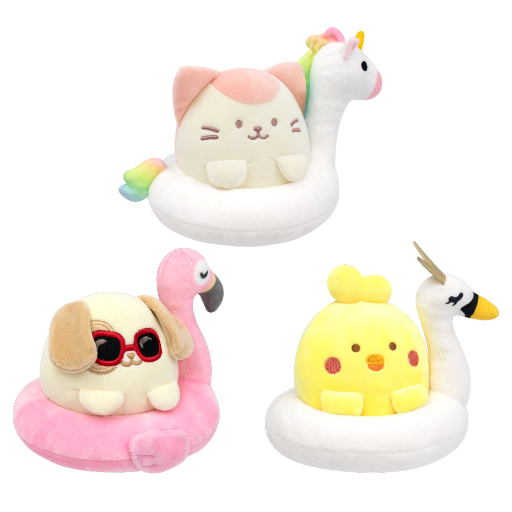 Anirollz 6” Floatie Plush Stuffed Animals