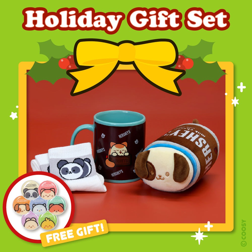 [4-in-1 Holiday Gift Set] Anirollz x Hershey's