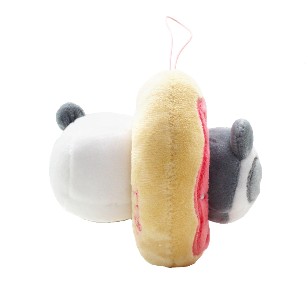 [2-in-1] Anirollz Donut Plush & Keychain Gift Set Pandaroll