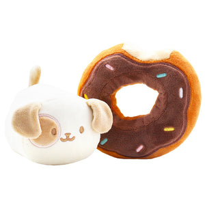 [2-in-1] Anirollz Donut Plush & Keychain Gift Set Puppiroll